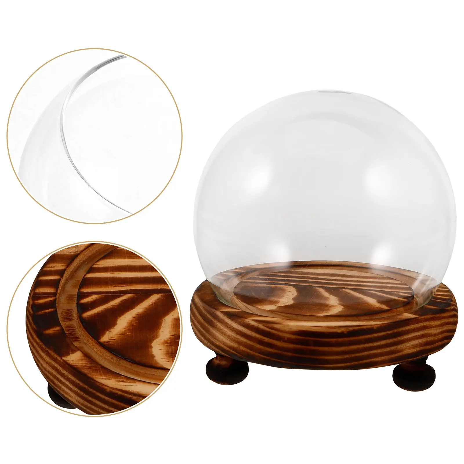 Glass Dome Display Cloche Flower Cover Elegant Glass Display Case Wooden Base Home Decor Office Use Rose Globe
Glass Dome Display Cloche Flower Cover Elegant Glass Display Case Wooden Base Home Decor Office Use Rose Globe