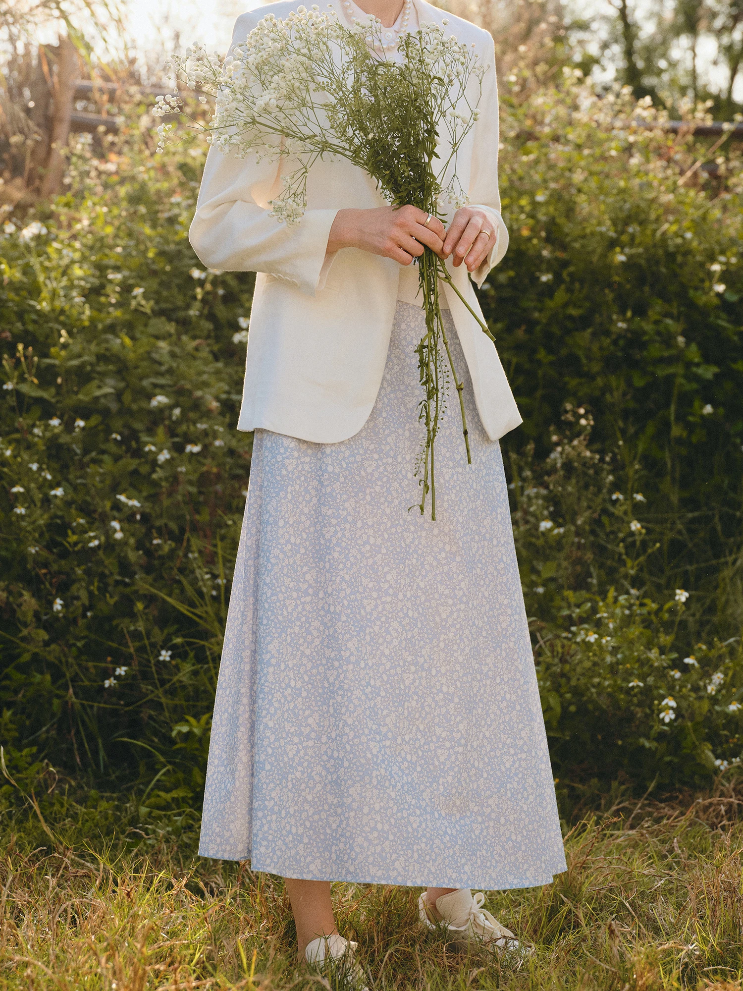 Floral A-Line Skirt Elastic Waist Bubble Cotton High Waist Simple Style Women's Skirt Daily Wear No Split
Floral A-Line Skirt Elastic Waist Bubble Cotton High Waist Simple Style Women's Skirt Daily Wear No Split