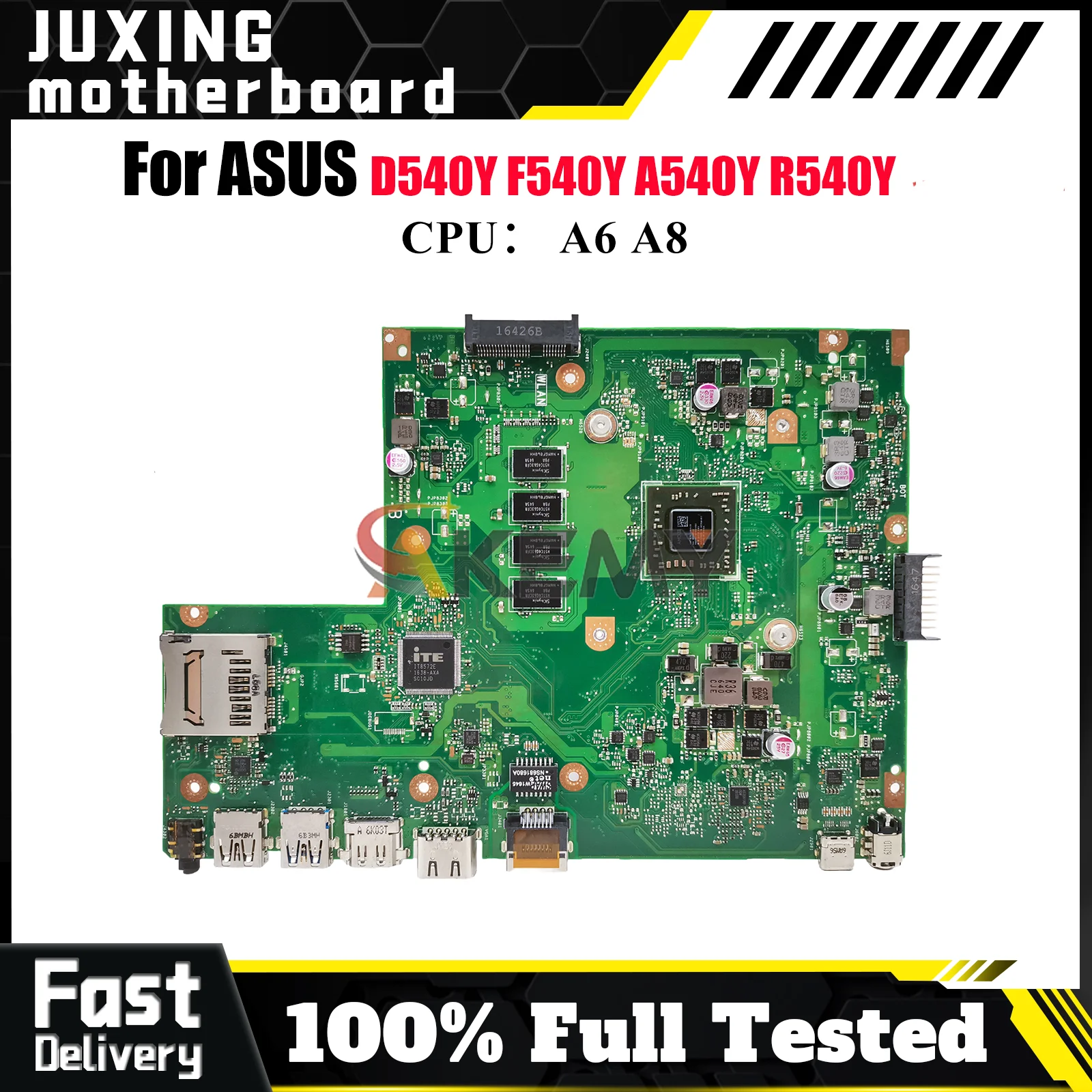 X540YA Laptop Motherboard For ASUS VivoBook X540Y F540Y X540YA A540Y D540Y R540Y Notebook Mainboard With A6 A8 CPU 100% tests OK
X540YA Laptop Motherboard For ASUS VivoBook X540Y F540Y X540YA A540Y D540Y R540Y Notebook Mainboard With A6 A8 CPU 100% tests OK