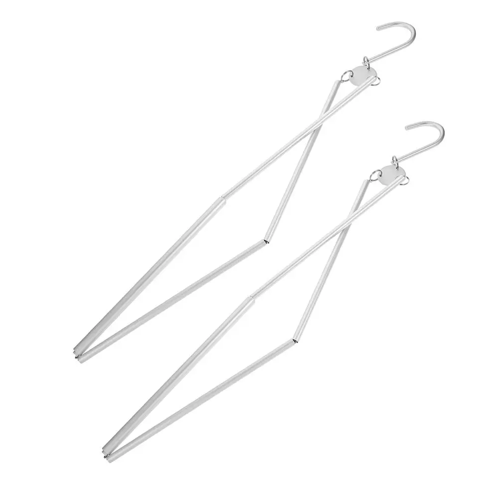 2Pcs Folding Hangers Space Saving Aluminum Wire Clothes Rack Portable Travel Garment Organizer For Jeans Shirt Pants
2Pcs Folding Hangers Space Saving Aluminum Wire Clothes Rack Portable Travel Garment Organizer For Jeans Shirt Pants