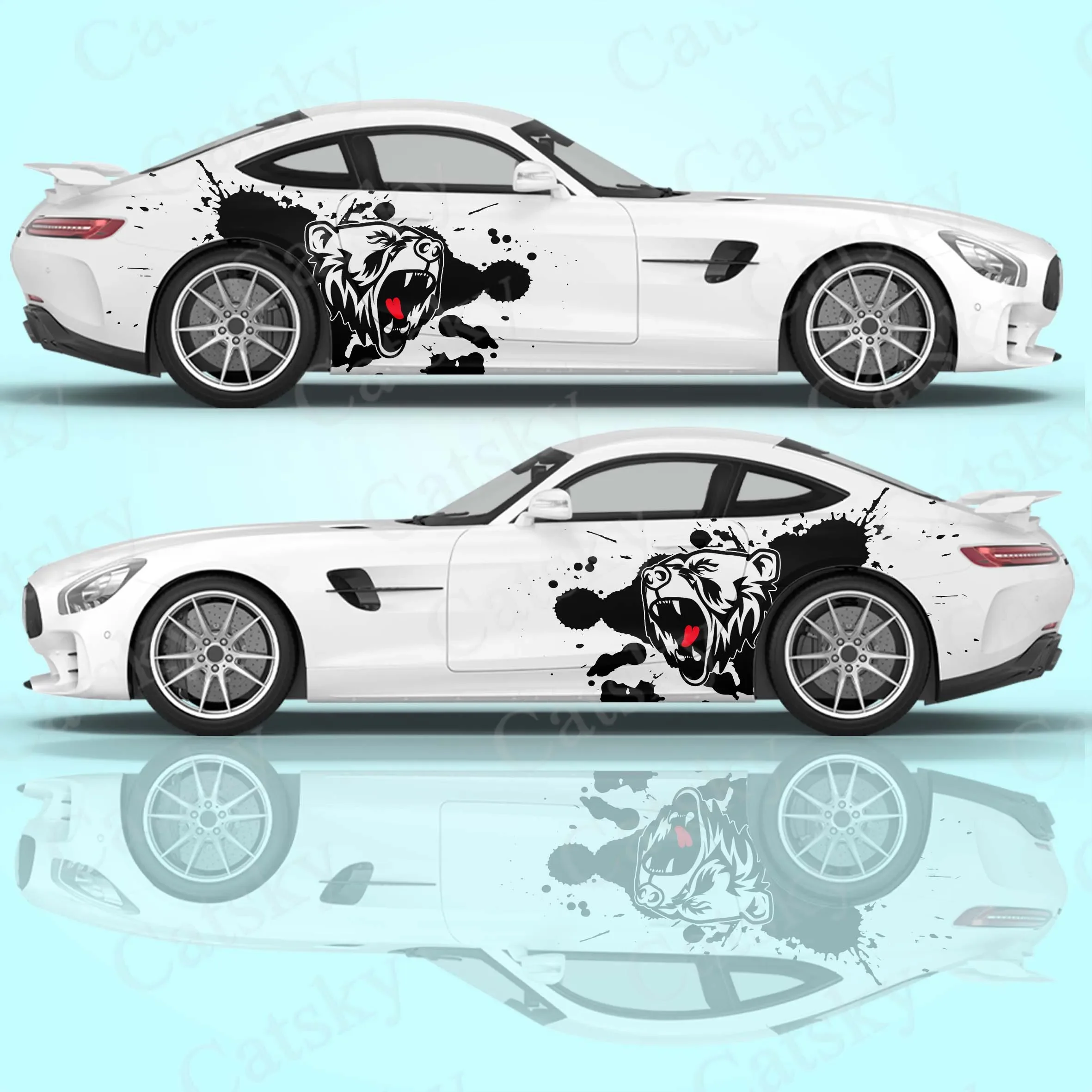 Angry Bear Pack Car Decal Double Sided Sticker for Charger Mustang Challenger Honda Hyundai Kia Animal Side Graphic Decal
Angry Bear Pack Car Decal Double Sided Sticker for Charger Mustang Challenger Honda Hyundai Kia Animal Side Graphic Decal