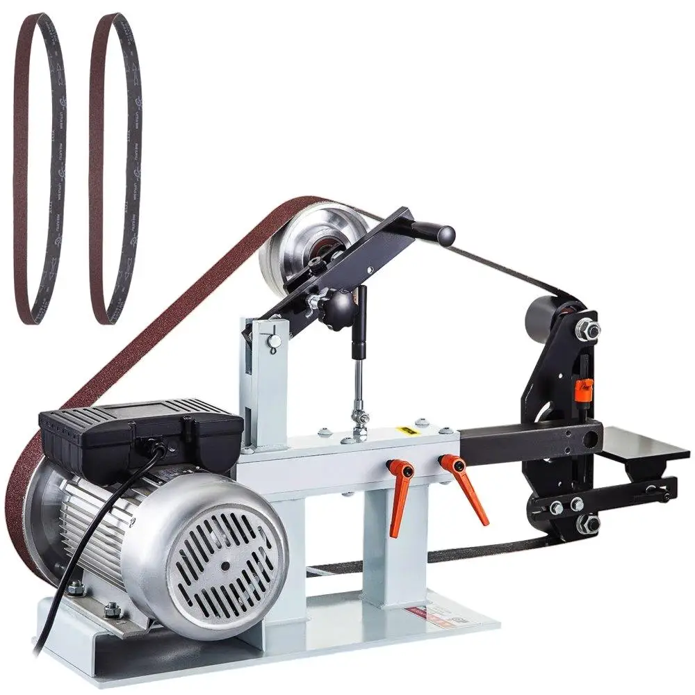 Belt Grinder Constant Speed 2X82 Inch Belt 3 Grinding Wheels 110V Flat Platen Tool Rest for knife Making
Belt Grinder Constant Speed 2X82 Inch Belt 3 Grinding Wheels 110V Flat Platen Tool Rest for knife Making
