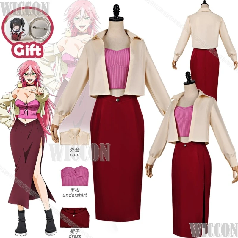 Kimie Arashiyama Marriage Toxin 2026 New Anime Cosplay Costume Red Skirt Pink Top Coat Sexy Woman Clothes Halloween Party Outfit
Kimie Arashiyama Marriage Toxin 2026 New Anime Cosplay Costume Red Skirt Pink Top Coat Sexy Woman Clothes Halloween Party Outfit