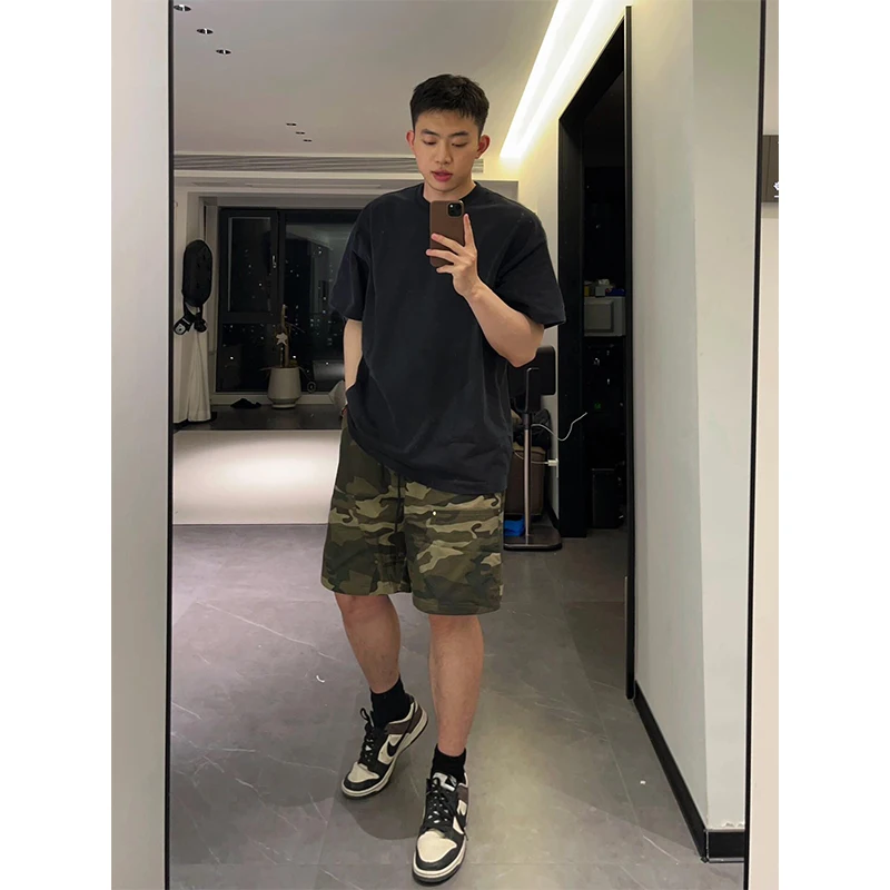 Camouflage Workwear Shorts Men's Summer Thin Cotton Nail Design Five-Quarter Casual Pants American Logging Style Youthful Energy
Camouflage Workwear Shorts Men's Summer Thin Cotton Nail Design Five-Quarter Casual Pants American Logging Style Youthful Energy