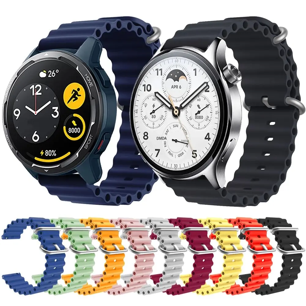Ремешок для часов Ocean Watch Band для Xiaomi Watch S1 Pro/Active, браслет для Mi Watch глобальная версия/Watch Color 2, 22/22 мм
Ремешок для часов Ocean Watch Band для Xiaomi Watch S1 Pro/Active, браслет для Mi Watch глобальная версия/Watch Color 2, 22/22 мм
