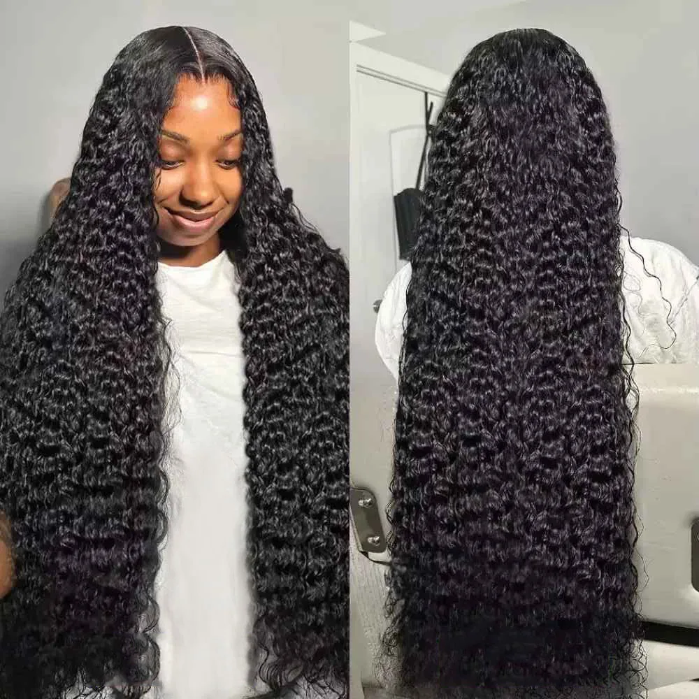 40 46 Inch Curly Wig 13x6 13x4 HD Pre Plucked Lace Front Human Hair Wigs 250% Density Deep Wave For Women Water Wave Frontal Wig
40 46 Inch Curly Wig 13x6 13x4 HD Pre Plucked Lace Front Human Hair Wigs 250% Density Deep Wave For Women Water Wave Frontal Wig