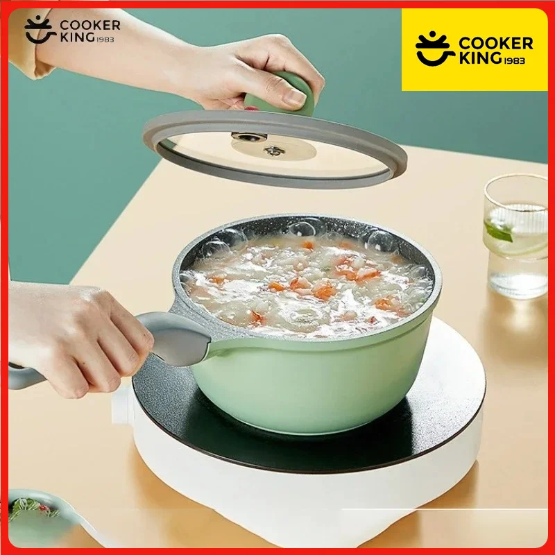 COOKER KING Milk Pot Non-Stick Pan Micro Pressure Medical Stone Coating Baby Food Pot Hot Milk Instant Noodles Pan Mini Pot
COOKER KING Milk Pot Non-Stick Pan Micro Pressure Medical Stone Coating Baby Food Pot Hot Milk Instant Noodles Pan Mini Pot