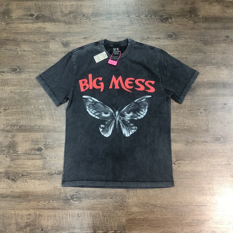 SAINT Of MICHAEL 1:1 Fashion Quality Streetwear Butterfly Printed Tee Oversized 100%Cotton Tops Loose Vintage T Shirt For Men
SAINT Of MICHAEL 1:1 Fashion Quality Streetwear Butterfly Printed Tee Oversized 100%Cotton Tops Loose Vintage T Shirt For Men