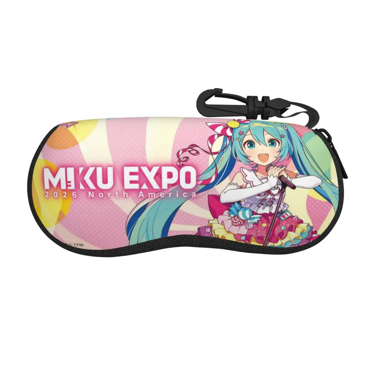 Чехол для очков Hatsune Miku Lovely Miku Expo 2026 Tour North America с принтом, коробка для хранения солнцезащитных очков, мультяшный футляр для очков
Чехол для очков Hatsune Miku Lovely Miku Expo 2026 Tour North America с принтом, коробка для хранения солнцезащитных очков, мультяшный футляр для очков
