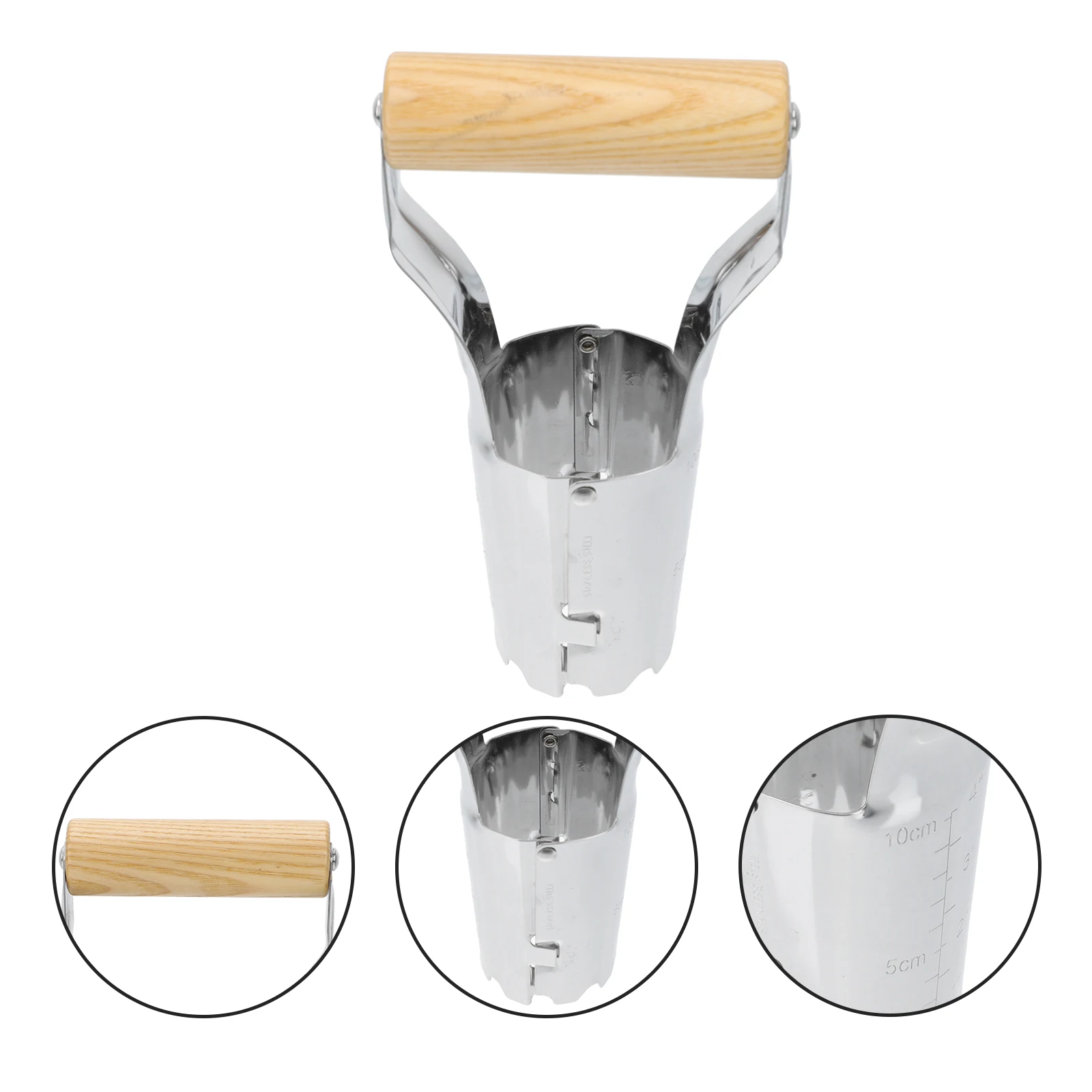 1pc Stainless Steel Transplanter Durable Tool for Vegetable Garden Shovel Spade Plant Transplanting Tube Tool
1pc Stainless Steel Transplanter Durable Tool for Vegetable Garden Shovel Spade Plant Transplanting Tube Tool
