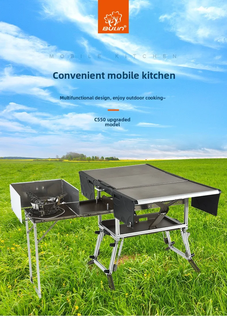 2026Bulin Outdoor Mobile Kitchen Portable Stove Camping Wild Cooking Utensils Camping Supplies Car Self-driving Tour Equipment
2026Bulin Outdoor Mobile Kitchen Portable Stove Camping Wild Cooking Utensils Camping Supplies Car Self-driving Tour Equipment