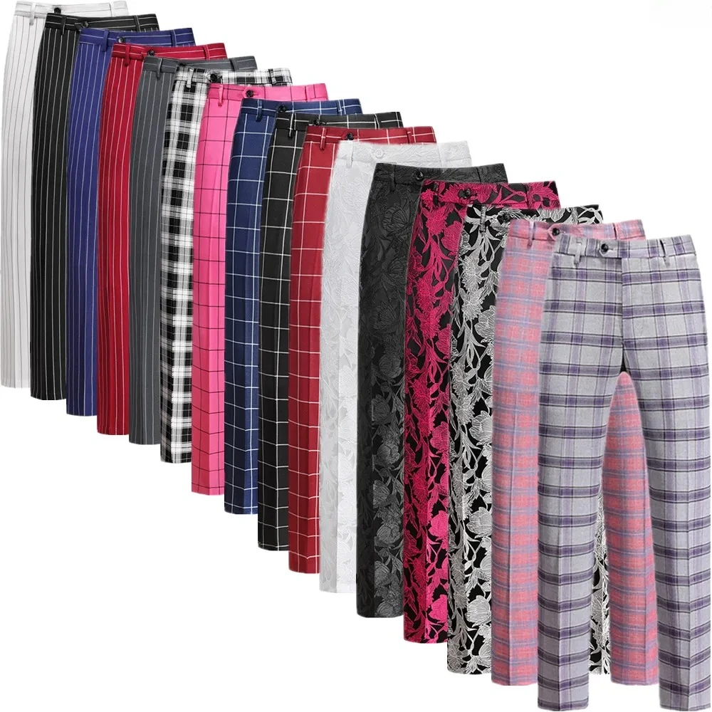 Purple Men's Striped Suit Pants, White Slim-Fit Trousers, Wedding Party Dress Pant,Asian Sizes Black Pantalones Hombre.
Purple Men's Striped Suit Pants, White Slim-Fit Trousers, Wedding Party Dress Pant,Asian Sizes Black Pantalones Hombre.