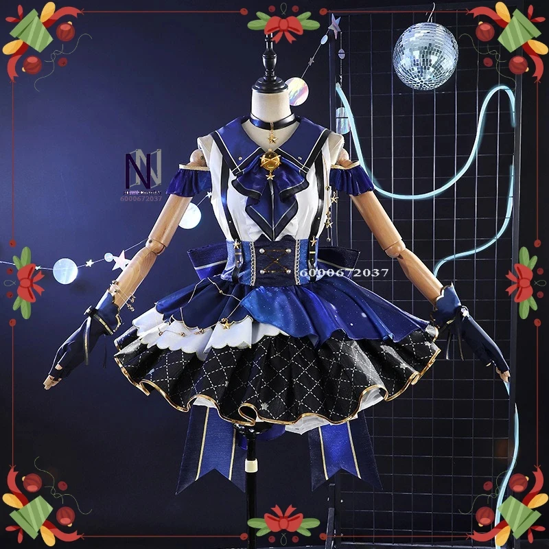 ABC123Hot LoveLive Μ's Muse Cosplay Costume Women Anime Night Sky Cat Role Play Cute Lolita Blue Dress Outfit Adult Comix,3;b'2.
ABC123Hot LoveLive Μ's Muse Cosplay Costume Women Anime Night Sky Cat Role Play Cute Lolita Blue Dress Outfit Adult Comix,3;b'2.