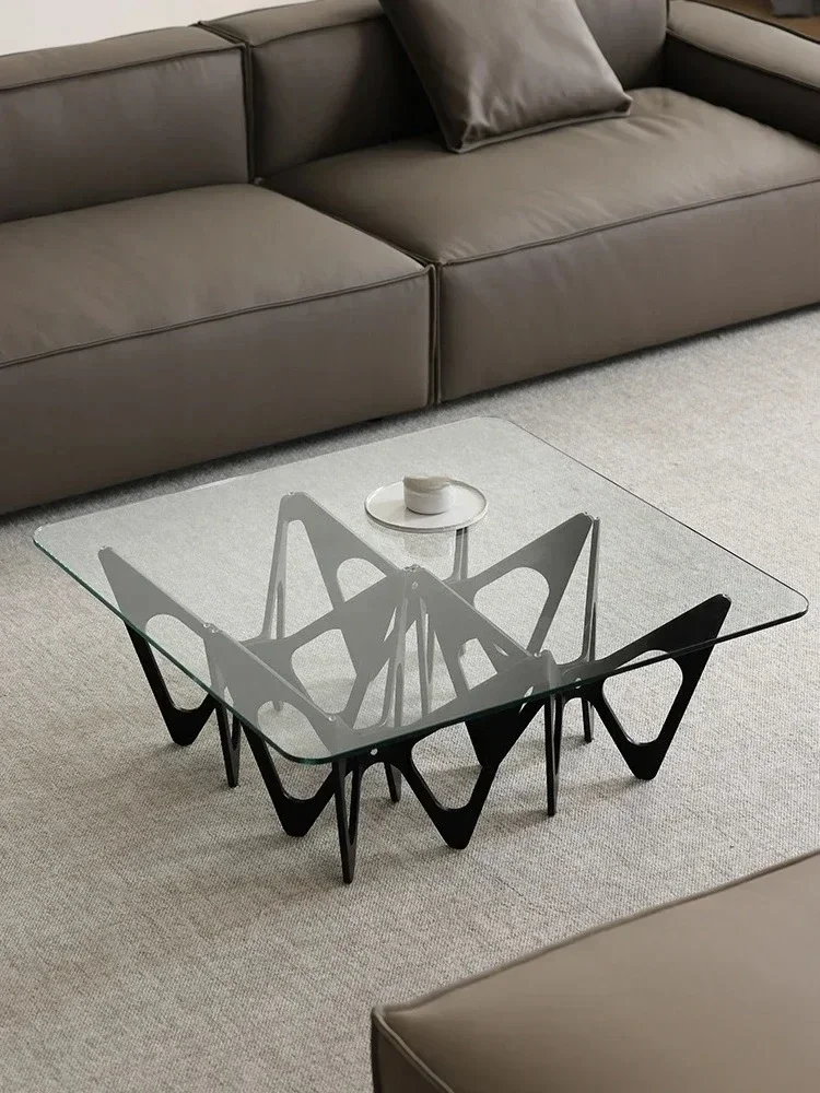 ss newNordic Italian Tempered Glass Living Room Square Coffee Table Oak Black | Tree Creak
ss newNordic Italian Tempered Glass Living Room Square Coffee Table Oak Black | Tree Creak