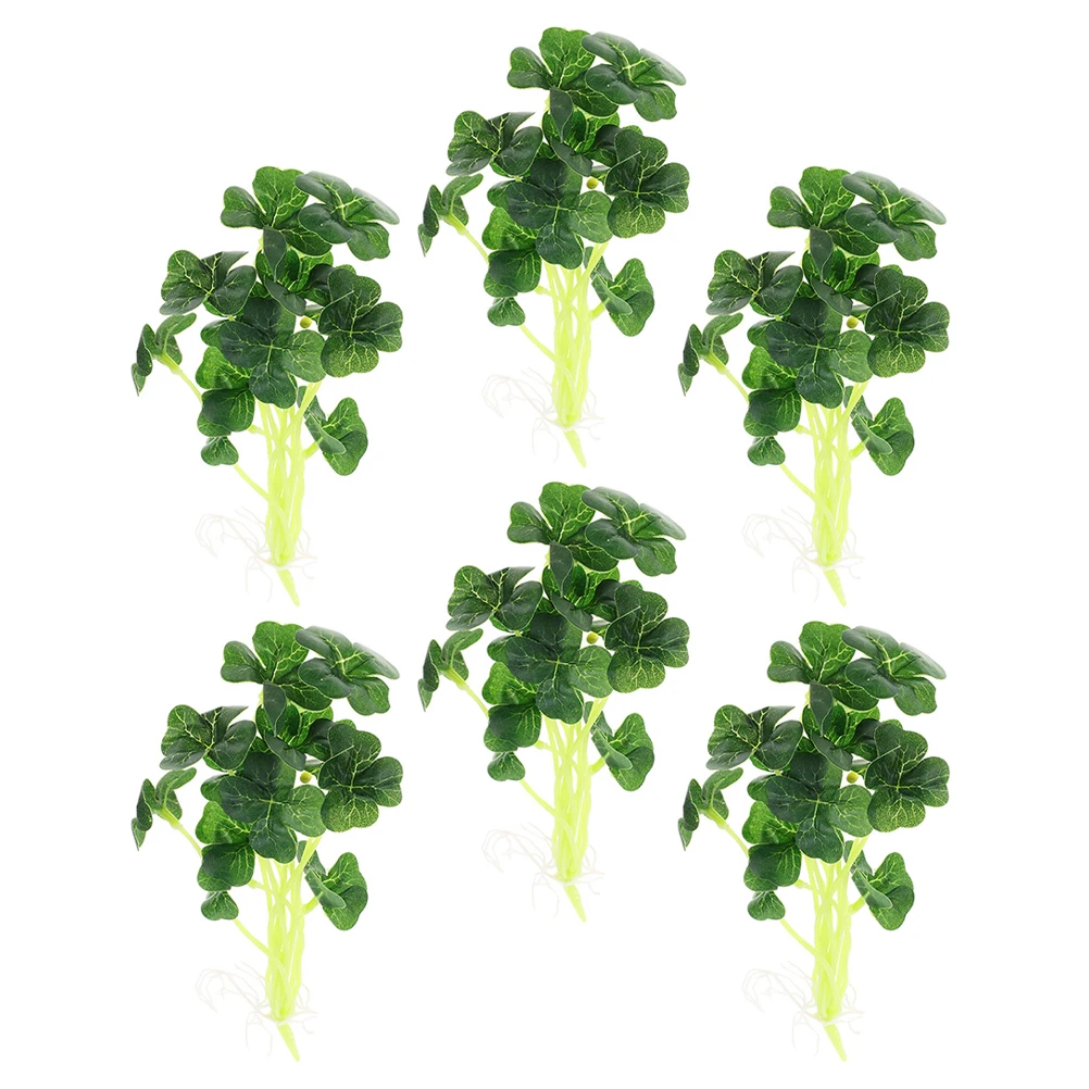 6Pcs Faux Leaf Stems Realistic Shamrock Branches for Table Centerpiece Decor Office Home St. Patrick's Day Party Greenery
6Pcs Faux Leaf Stems Realistic Shamrock Branches for Table Centerpiece Decor Office Home St. Patrick's Day Party Greenery