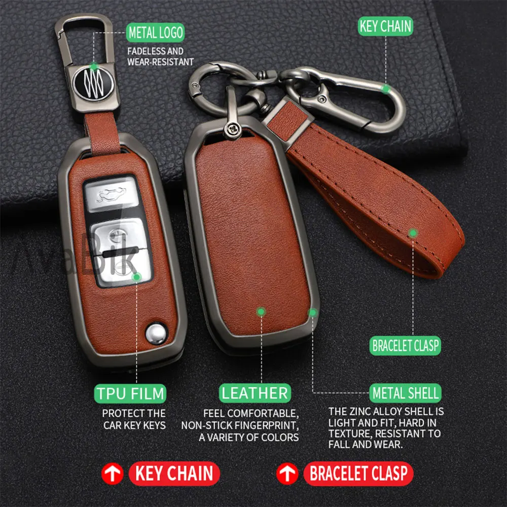 Zinc Alloy Car Remote Key Case Cover Shell for Pentium B30 Xenya R7 Junpai A70 Key Set Unisex High-end Protector Accessories
Zinc Alloy Car Remote Key Case Cover Shell for Pentium B30 Xenya R7 Junpai A70 Key Set Unisex High-end Protector Accessories