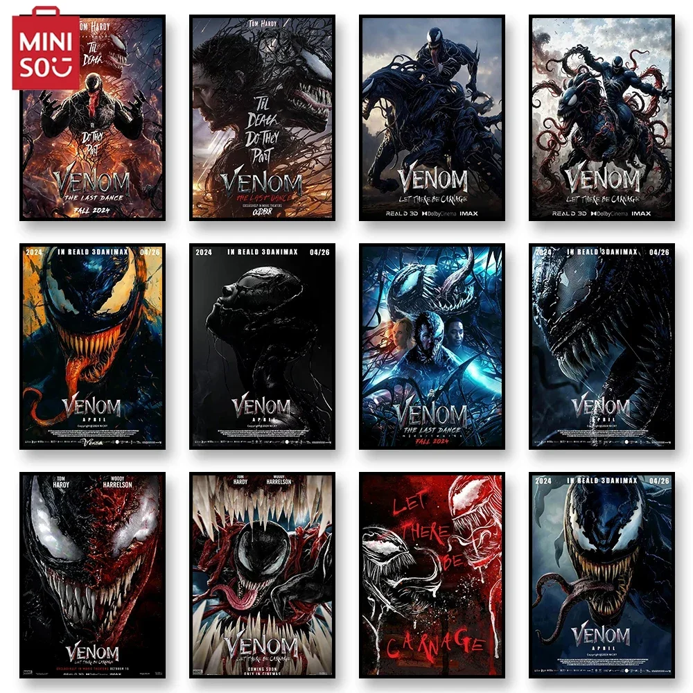 MINISO Marvel Movie Poster Venom The Last Dance Canvas Wall Art Print Mural Home Decor Marvel Lover Gift Unframed
MINISO Marvel Movie Poster Venom The Last Dance Canvas Wall Art Print Mural Home Decor Marvel Lover Gift Unframed
