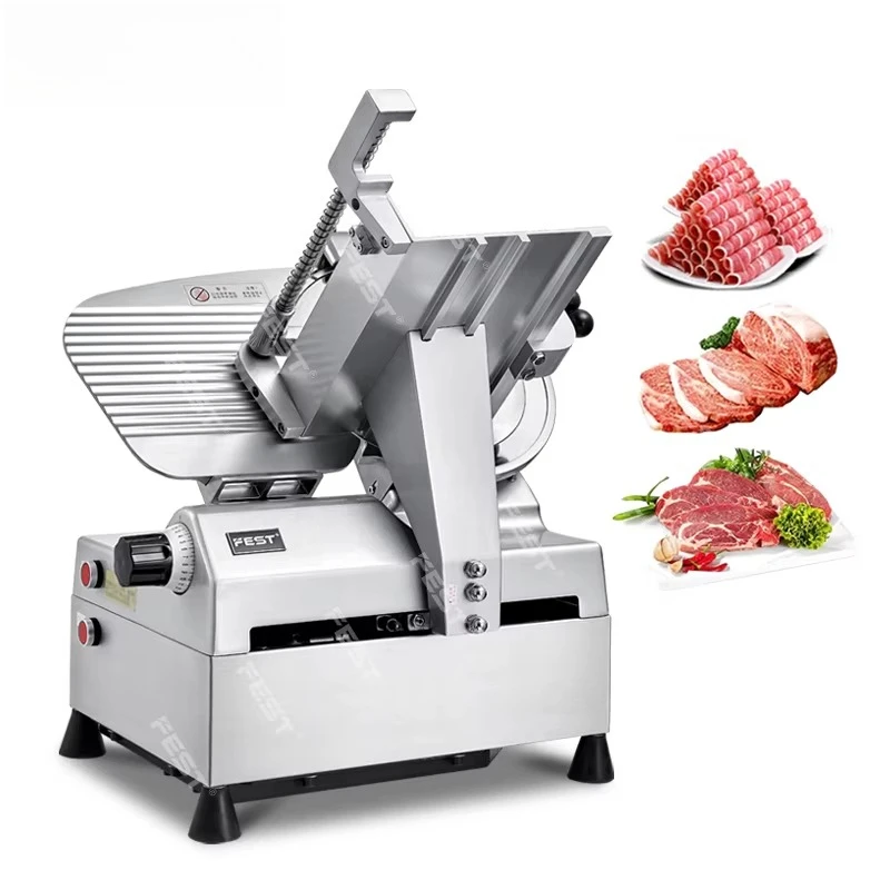 Electric 12 Inch Frozen Meat Slicer Semi-automatic Slicer Machine For Home And Processor 
Electric 12 Inch Frozen Meat Slicer Semi-automatic Slicer Machine For Home And Processor