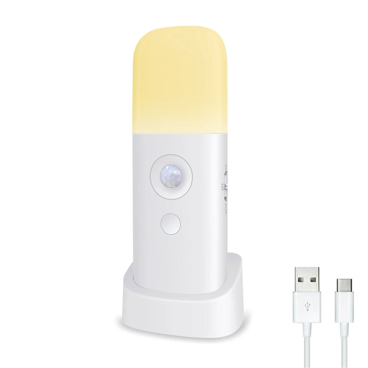 ABXD Motion Sensor Night Light, Dimmable LED Night Light, Suitable for Bedroom Corridor Lighting,Yellow Light
ABXD Motion Sensor Night Light, Dimmable LED Night Light, Suitable for Bedroom Corridor Lighting,Yellow Light