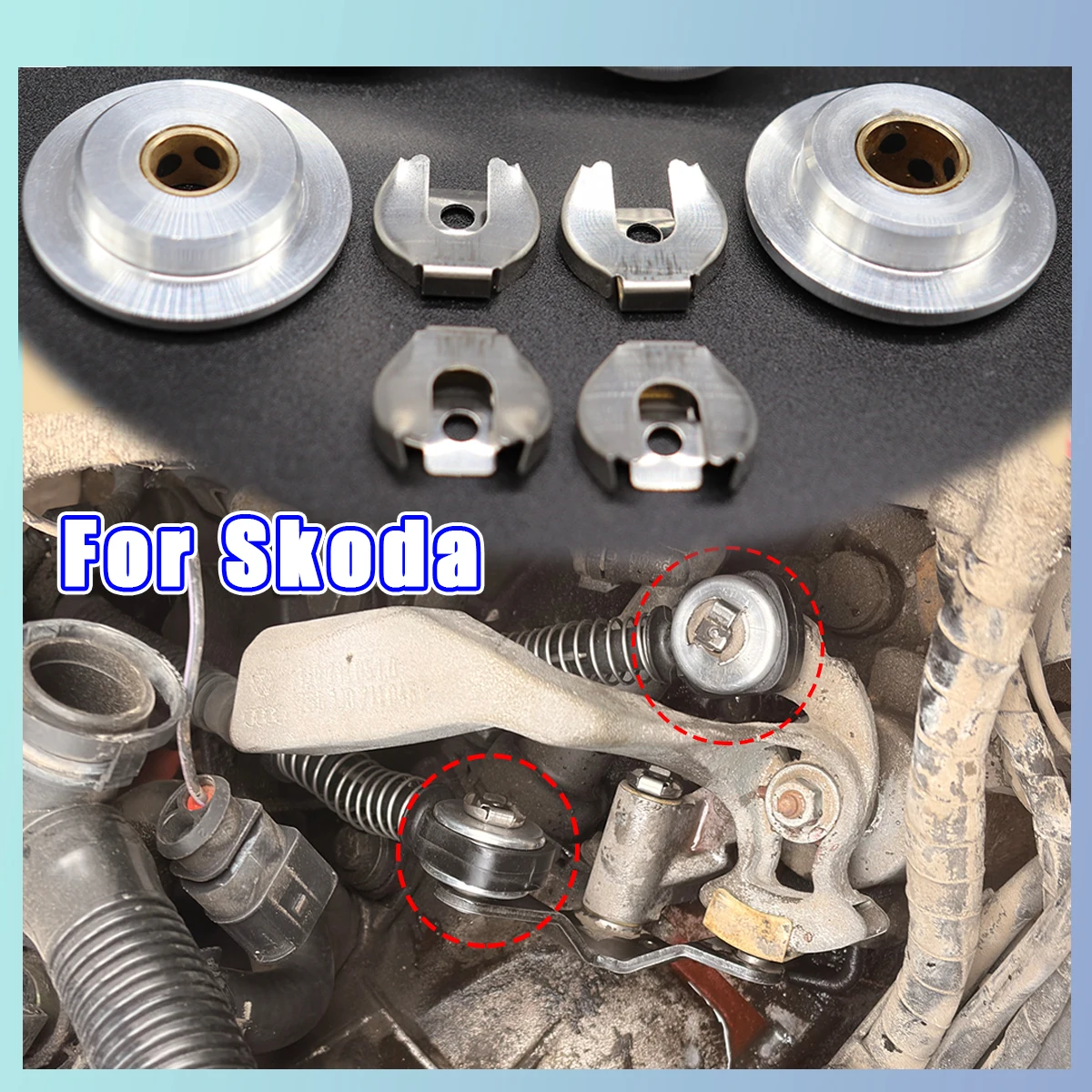 8MM 10MM Aluminum Alloy Metal Upgrade Manual Gear Shift Cable End Rod Linkage Gearbox Repair For Skoda Fabia 6Y Octavia 1U 1Z 5E
8MM 10MM Aluminum Alloy Metal Upgrade Manual Gear Shift Cable End Rod Linkage Gearbox Repair For Skoda Fabia 6Y Octavia 1U 1Z 5E