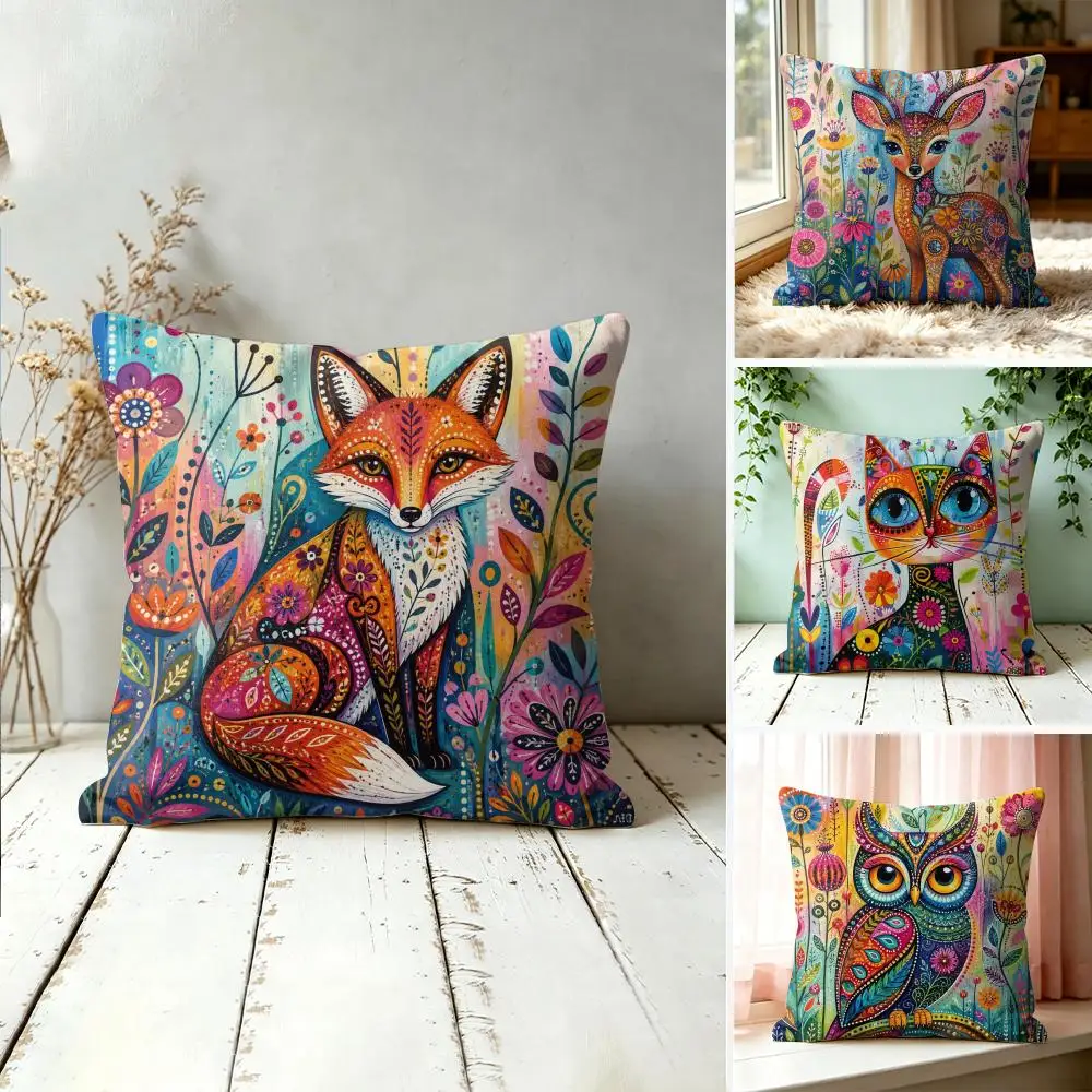 ColorfulFantasyanimePattern Pillow Case Double-Sided Plush Sofa Cushion Covers Organic Breathable Invisible Zipper
ColorfulFantasyanimePattern Pillow Case Double-Sided Plush Sofa Cushion Covers Organic Breathable Invisible Zipper