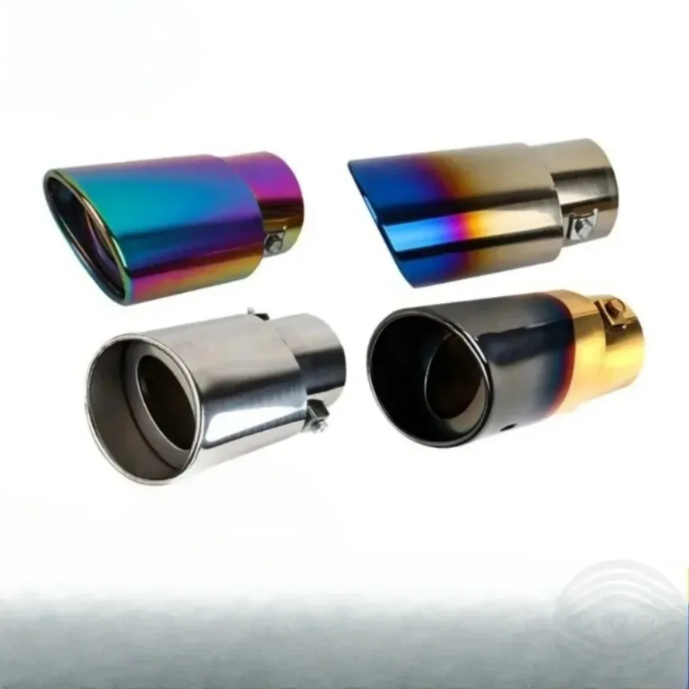 For 6-Color 63mm Universal Stainless Steel Muffler Tailpipe Cover Decoration Single Exhaust Pipe Car Tailpipe Modification
For 6-Color 63mm Universal Stainless Steel Muffler Tailpipe Cover Decoration Single Exhaust Pipe Car Tailpipe Modification