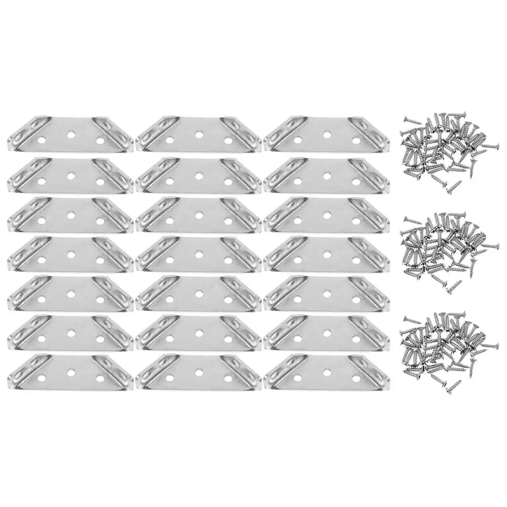 3Sets StainlessSteel CornerBrackets ThickenedDesign forFurnitureShelves WoodBraces StabilitySupports DurableUniversal
3Sets StainlessSteel CornerBrackets ThickenedDesign forFurnitureShelves WoodBraces StabilitySupports DurableUniversal