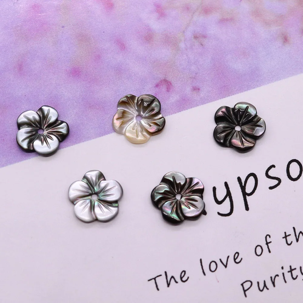 Natural Black Shell Carving Flowers 10-12mm Production Boutique Fashion Women Jewelry DIY Earrings Necklace Bracelet Accessories
Natural Black Shell Carving Flowers 10-12mm Production Boutique Fashion Women Jewelry DIY Earrings Necklace Bracelet Accessories