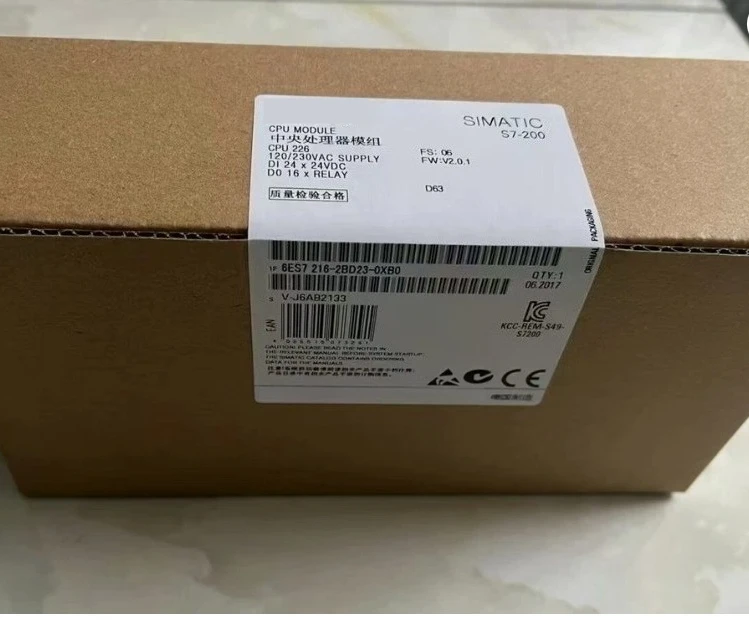 Brand New Original 6ES7216-2AD23-0XB0 S7-200 CPU226 PLC Programmable Controller Module Fast Delivery