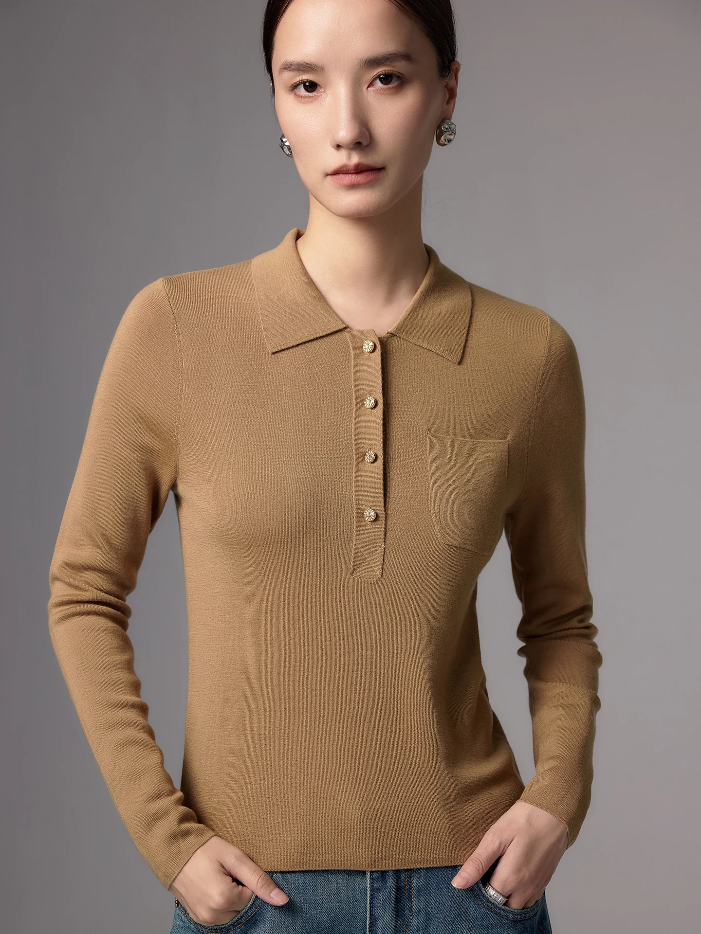 Elegant Fashion Women's 100% Worsted Wool Sweater Spring Autumn Female Knitwear Thin Pullover Slim Polo Clothes Top Cozy T-Shirt
Elegant Fashion Women's 100% Worsted Wool Sweater Spring Autumn Female Knitwear Thin Pullover Slim Polo Clothes Top Cozy T-Shirt
