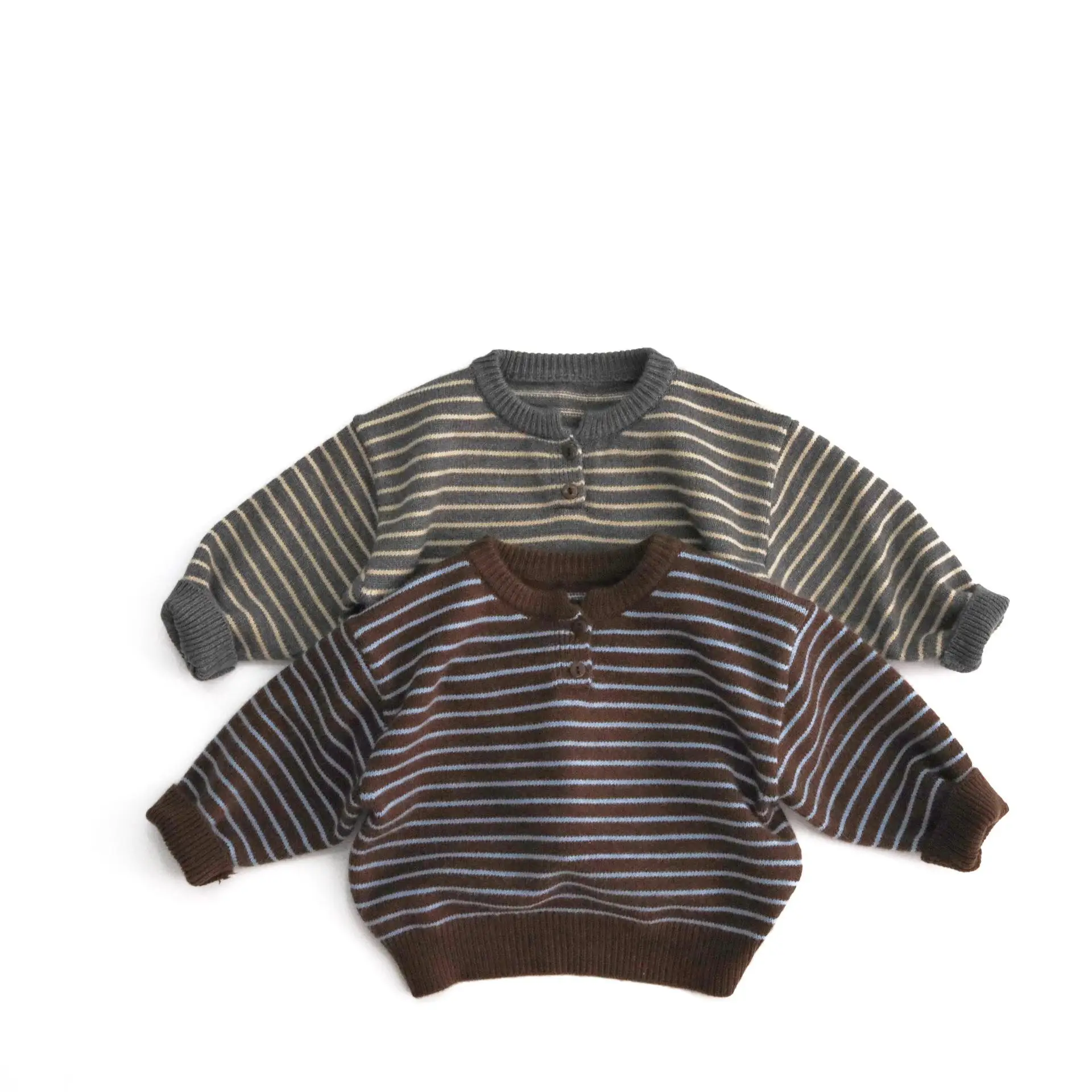 2025 Autumn New Children Knitted Sweater Cotton Girls Vintage Striped Pullover Boys Long Sleeve Casual Jacket Kids Clothes
2025 Autumn New Children Knitted Sweater Cotton Girls Vintage Striped Pullover Boys Long Sleeve Casual Jacket Kids Clothes
