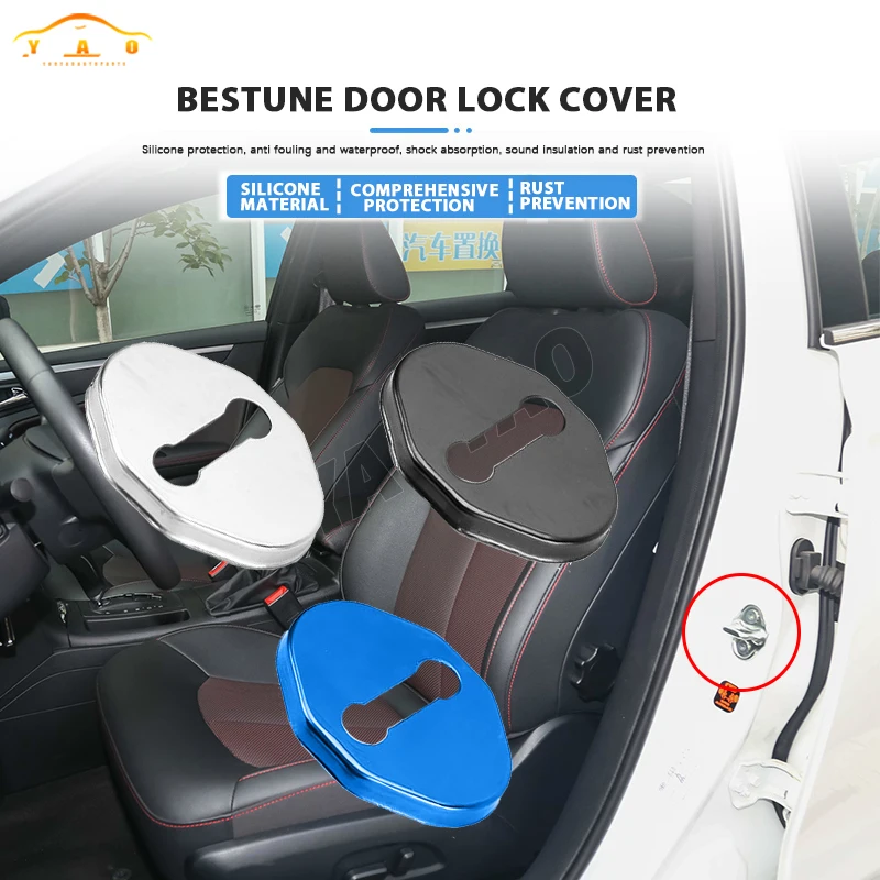 Car Door Lock Protection Cover Decoration Emblems Case Decor Auto Stainless steel Accessories For FAW BESTUNE B70 B50 B90 T90
Car Door Lock Protection Cover Decoration Emblems Case Decor Auto Stainless steel Accessories For FAW BESTUNE B70 B50 B90 T90