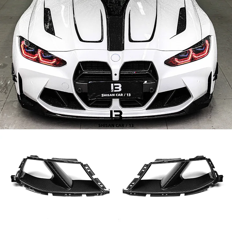 MP Style front bumper intake Dry Carbon Front Bumper Side Air Intake Vents for BMW M3 G80 M4 G82 G83 Competition 2021+
MP Style front bumper intake Dry Carbon Front Bumper Side Air Intake Vents for BMW M3 G80 M4 G82 G83 Competition 2021+