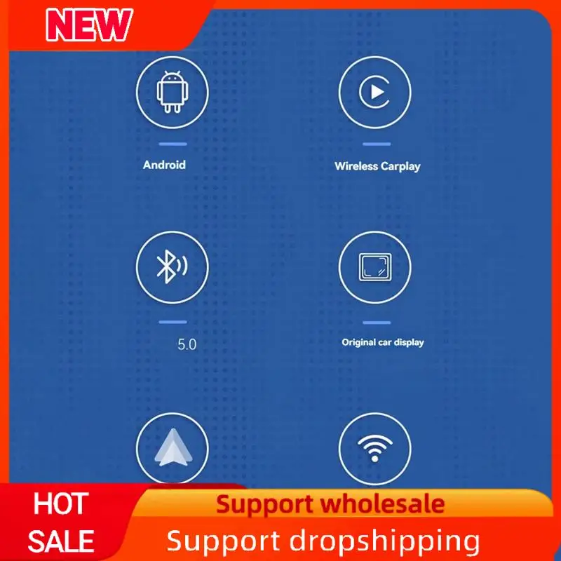 AI Box Carplay 2G+16G Android 13/Wireless Carplay/Android Auto 3 In 1 Bluetooth 5.0 Wired To Wireless Carplay Adapter
AI Box Carplay 2G+16G Android 13/Wireless Carplay/Android Auto 3 In 1 Bluetooth 5.0 Wired To Wireless Carplay Adapter