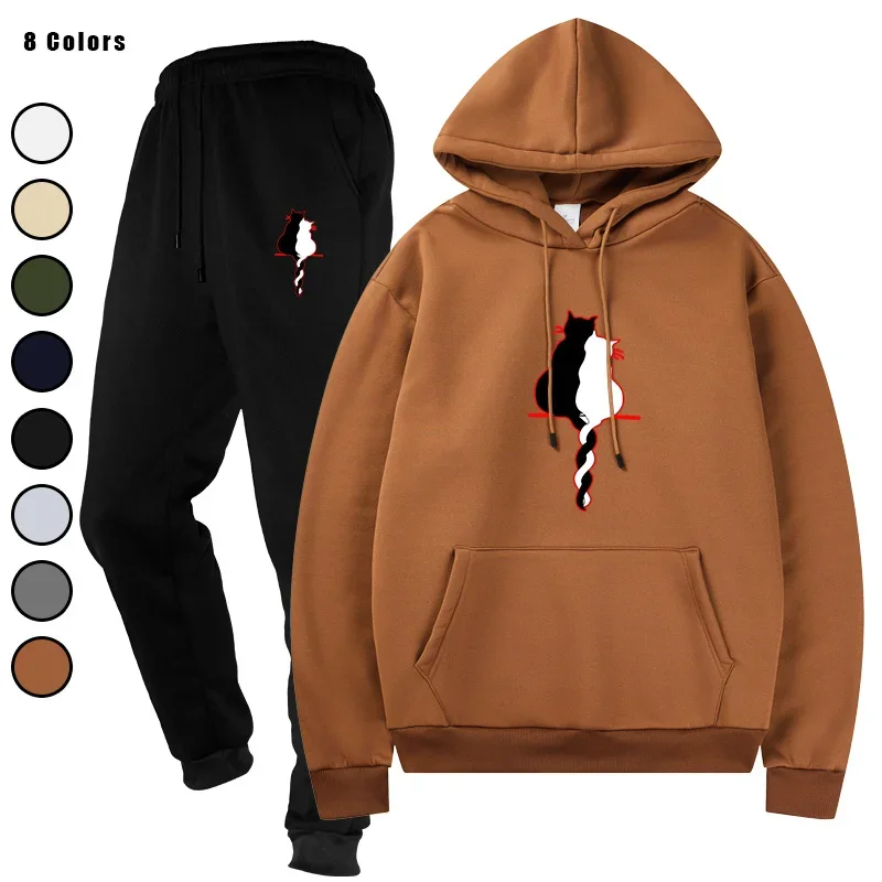 Men's Autumn Winter Daily Casual Printed Hoodies Sweatpants Tracksuit Sporty Jogger Suits Comfort Warm Home Outdoor Outfits
Men's Autumn Winter Daily Casual Printed Hoodies Sweatpants Tracksuit Sporty Jogger Suits Comfort Warm Home Outdoor Outfits