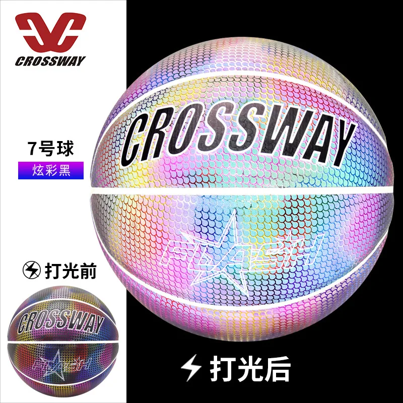 7# Reflective Basketball Ball PU Wear-Resistant Luminous Night Light Glowing Colorful Basketball Teenager Gift Anti-air Leakage
7# Reflective Basketball Ball PU Wear-Resistant Luminous Night Light Glowing Colorful Basketball Teenager Gift Anti-air Leakage