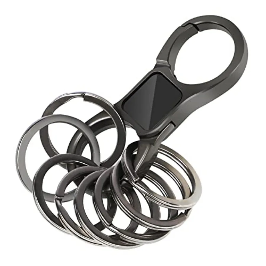 Key Chain - Quick Release Keychain with 8 Key Rings - Heavy Duty Car Keychains Organizer
Key Chain - Quick Release Keychain with 8 Key Rings - Heavy Duty Car Keychains Organizer
