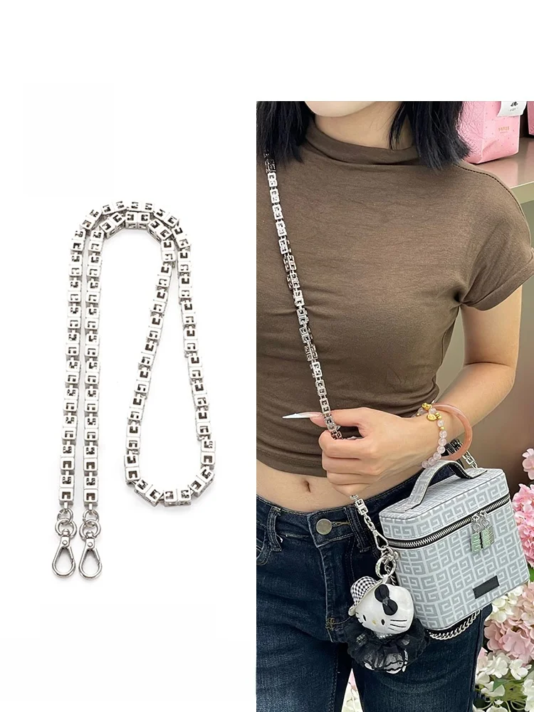 Bag Chain DIY Crossbody Shoulder Strap Makeup Box Bag Women's Bag Modification Accessories Fashionable Bag Parts
Bag Chain DIY Crossbody Shoulder Strap Makeup Box Bag Women's Bag Modification Accessories Fashionable Bag Parts