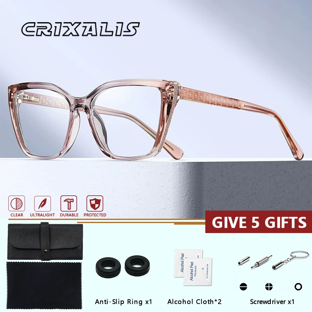 CRIXALIS модные очки по рецепту женские анти-синий луг фотохромные оптические очки очки для близорукости и дальнозоркости UV400
CRIXALIS модные очки по рецепту женские анти-синий луг фотохромные оптические очки очки для близорукости и дальнозоркости UV400