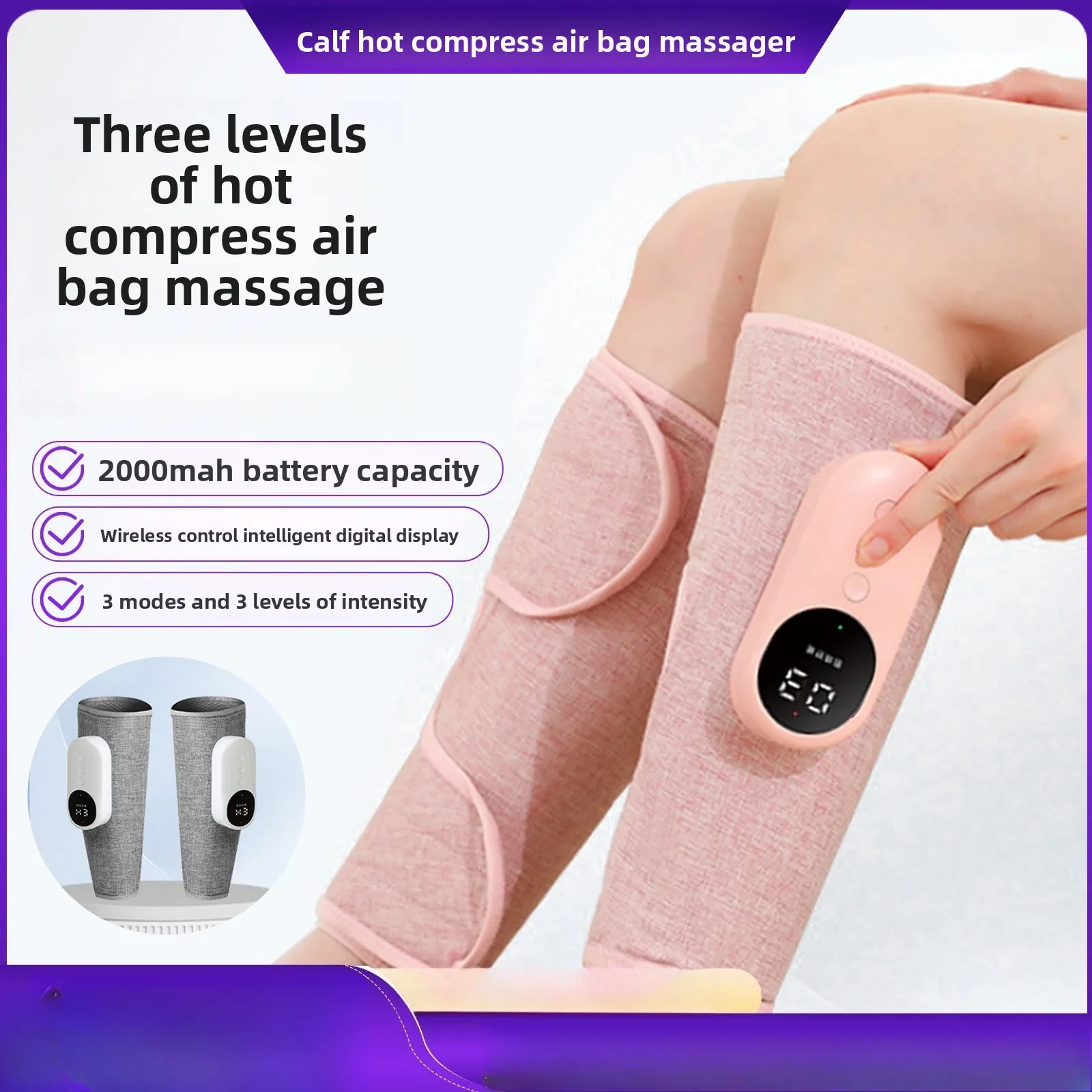 Leg Massager Constant Temperature Hot Compress Slimming Instrument 3speed Hot Compress Electric Air Pressure Dredging Instrument
Leg Massager Constant Temperature Hot Compress Slimming Instrument 3speed Hot Compress Electric Air Pressure Dredging Instrument