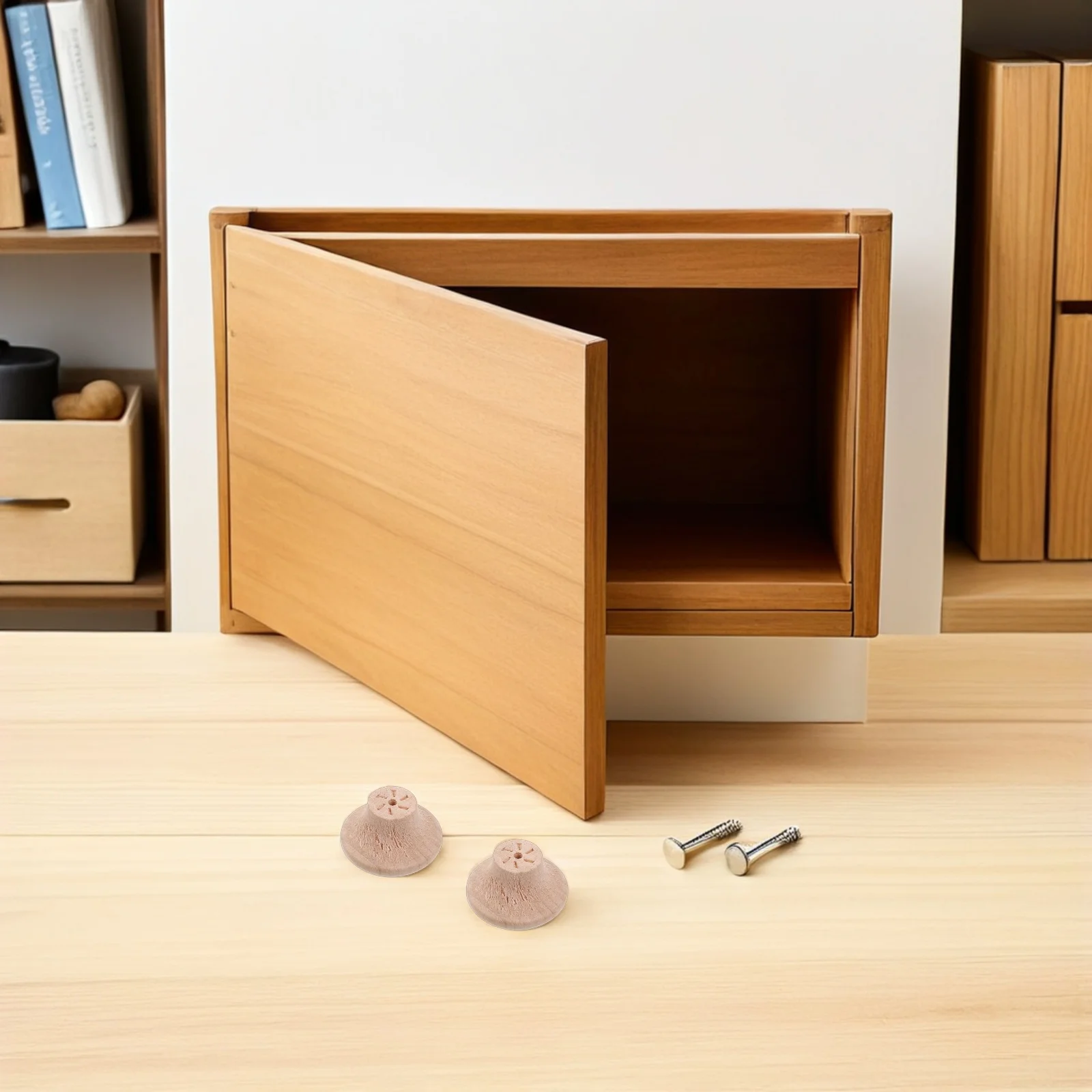 10pcs Solid Wood Drawer Pulls Round Cabinet Handles For Kitchen Wardrobe Dresser Drawers Wood Knobs Furniture Replacement
10pcs Solid Wood Drawer Pulls Round Cabinet Handles For Kitchen Wardrobe Dresser Drawers Wood Knobs Furniture Replacement