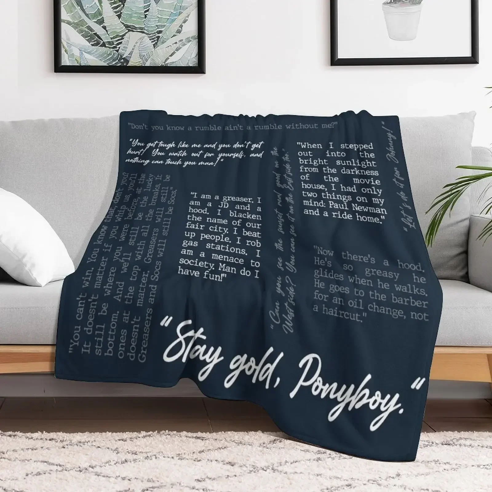 Outsiders Word Cloud - Stay Gold Ponyboy Throw Blanket Thin funny gift Blankets Decorative Sofa Plaid on the sofa Blankets 
Outsiders Word Cloud - Stay Gold Ponyboy Throw Blanket Thin funny gift Blankets Decorative Sofa Plaid on the sofa Blankets