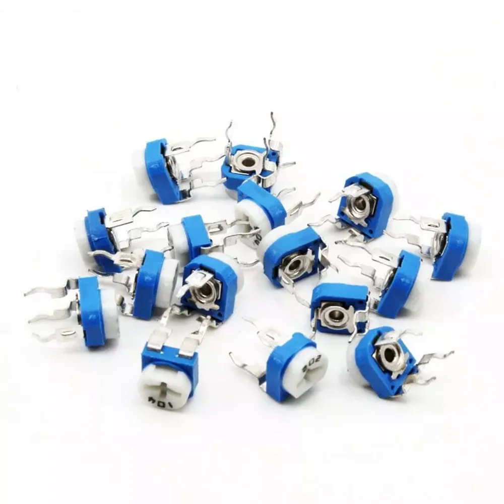 Potentiometer RM065 Carbon Film Trimpot Horizontal RM-065 Series 100 200 500 1K 2K 5K 10K 20K 4K7 50K 100K 200K 1M Ohm
Potentiometer RM065 Carbon Film Trimpot Horizontal RM-065 Series 100 200 500 1K 2K 5K 10K 20K 4K7 50K 100K 200K 1M Ohm
