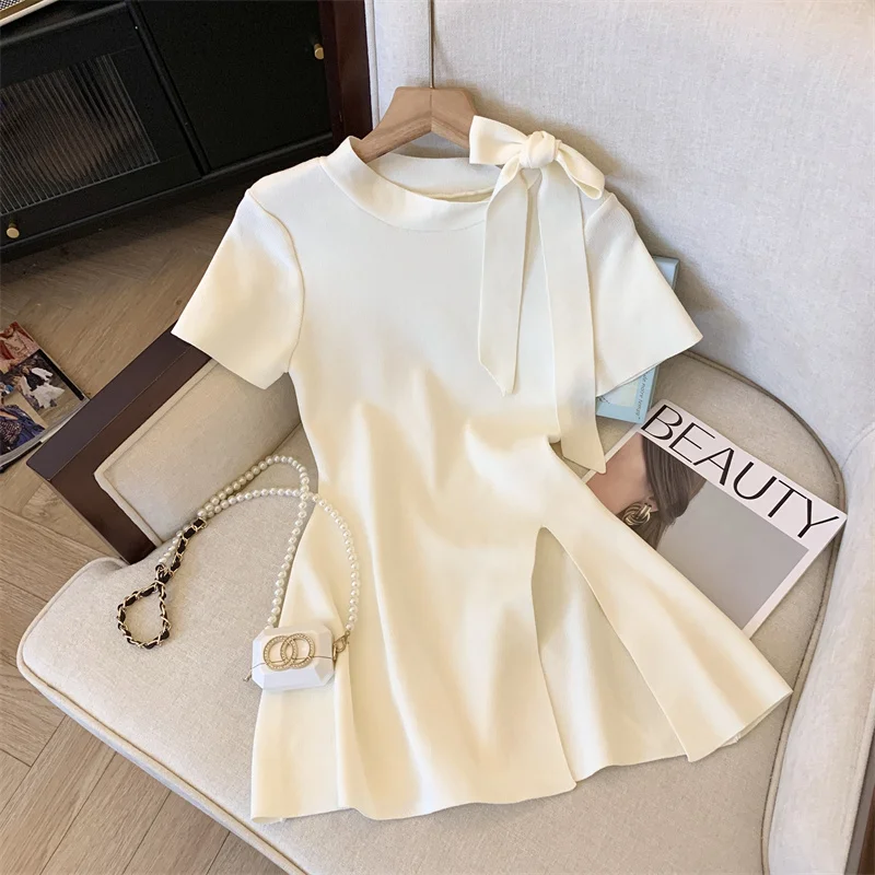 Women Sweaters Spring Summer Short Sleeve O neck Thin Pullovers Solid Korean Fashion Bottoming Shirt Soft Knitwear Jumpers cloth
Women Sweaters Spring Summer Short Sleeve O neck Thin Pullovers Solid Korean Fashion Bottoming Shirt Soft Knitwear Jumpers cloth