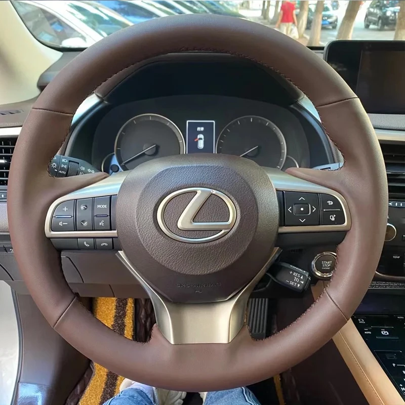 Car Steering Wheel Cover for Lexus ES ES200 ES240 ES250 ES350 Diy Hand-sewn Sewing Genuine Leather Braid Cover
Car Steering Wheel Cover for Lexus ES ES200 ES240 ES250 ES350 Diy Hand-sewn Sewing Genuine Leather Braid Cover
