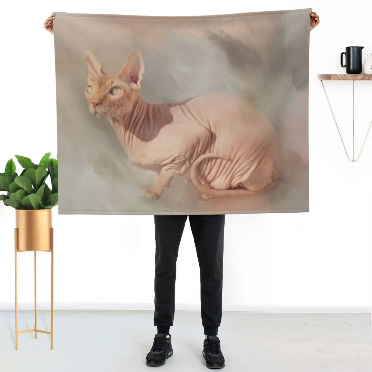 Sphinx Cat Throw Blanket Flannel Fleece Soft Warm Throw Blanket
Sphinx Cat Throw Blanket Flannel Fleece Soft Warm Throw Blanket