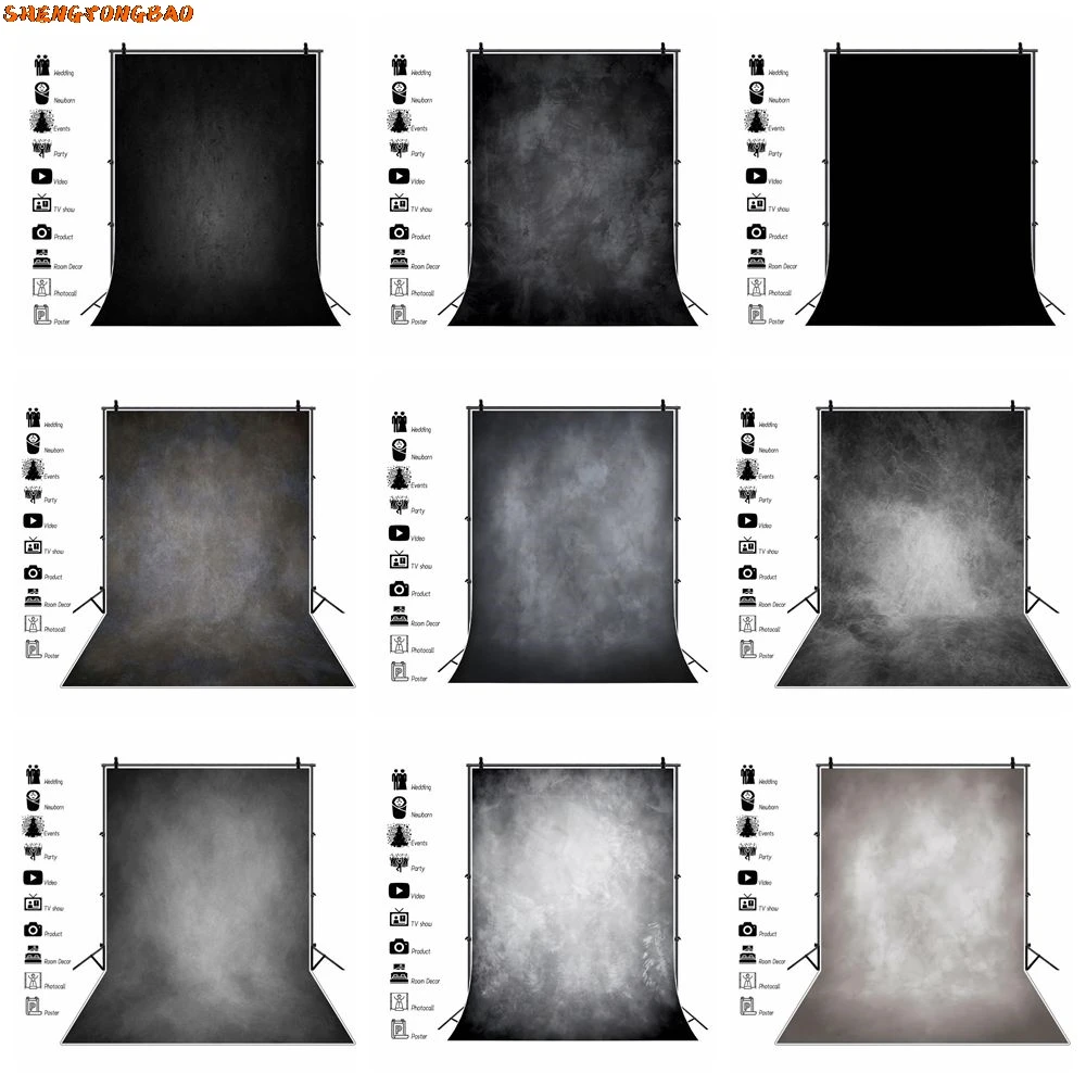 Black Grey Backdrop Adult Kids Self Portrait Birthday Party Baby Shower Photo Photography Background Wall Decor Photostudio Prop
Black Grey Backdrop Adult Kids Self Portrait Birthday Party Baby Shower Photo Photography Background Wall Decor Photostudio Prop