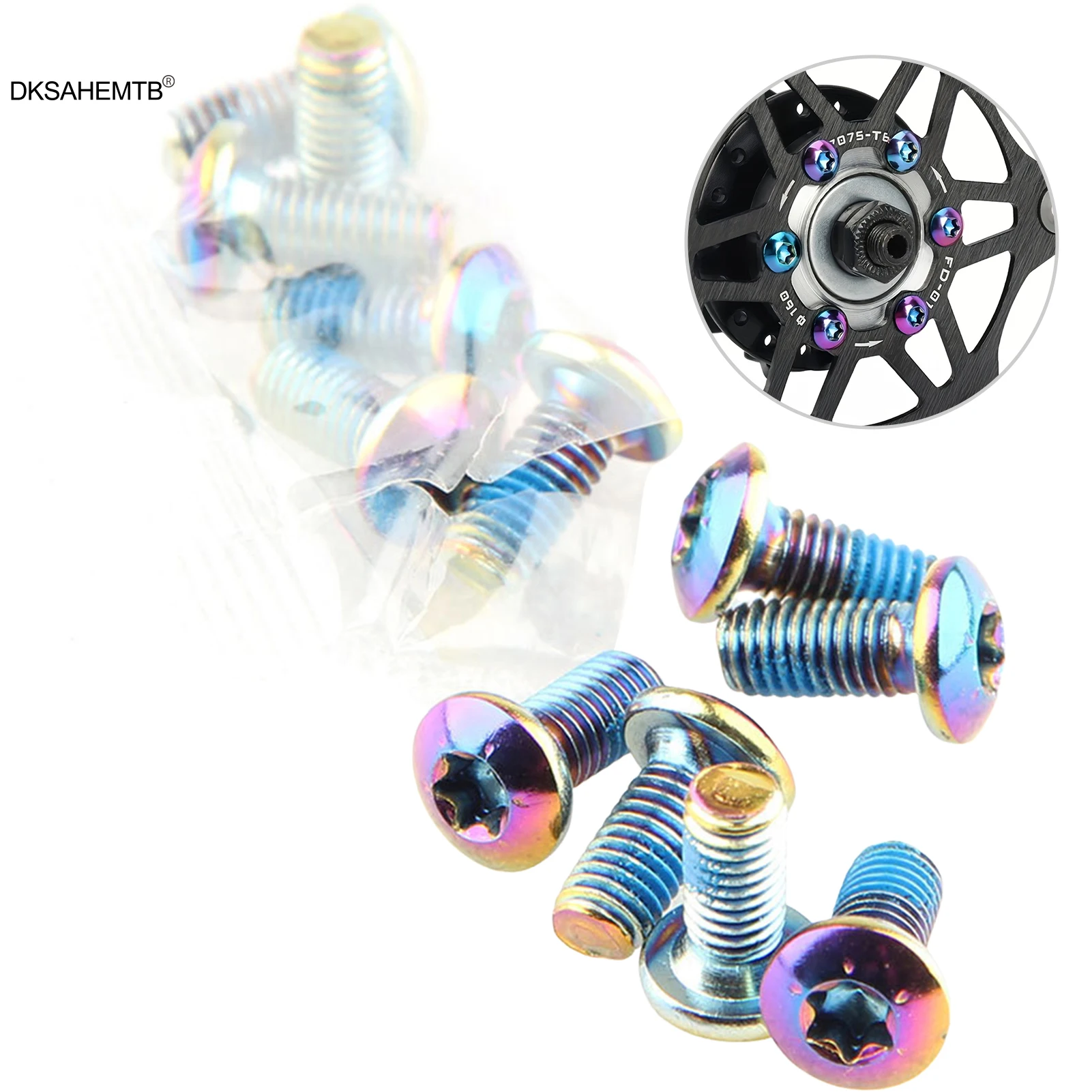 12pcs Bicycle M5x11 Plum Blossom Screws Durable Alloy Steel Bike Disc Brake Pad T25 Screws Bicycle Modification Repair Accessory
12pcs Bicycle M5x11 Plum Blossom Screws Durable Alloy Steel Bike Disc Brake Pad T25 Screws Bicycle Modification Repair Accessory
