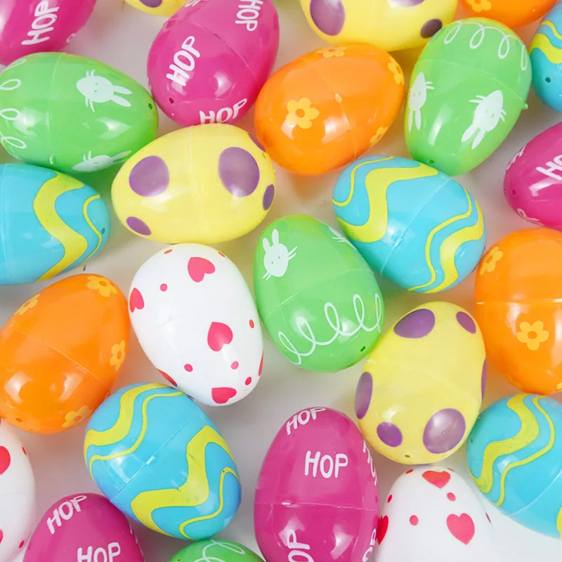 12/24pcs Fillable Easter Plastic Eggs Creative Colorful Easter Egg Shape Gift Box Kids Toy Home Easter Birthday Party Decoration
12/24pcs Fillable Easter Plastic Eggs Creative Colorful Easter Egg Shape Gift Box Kids Toy Home Easter Birthday Party Decoration