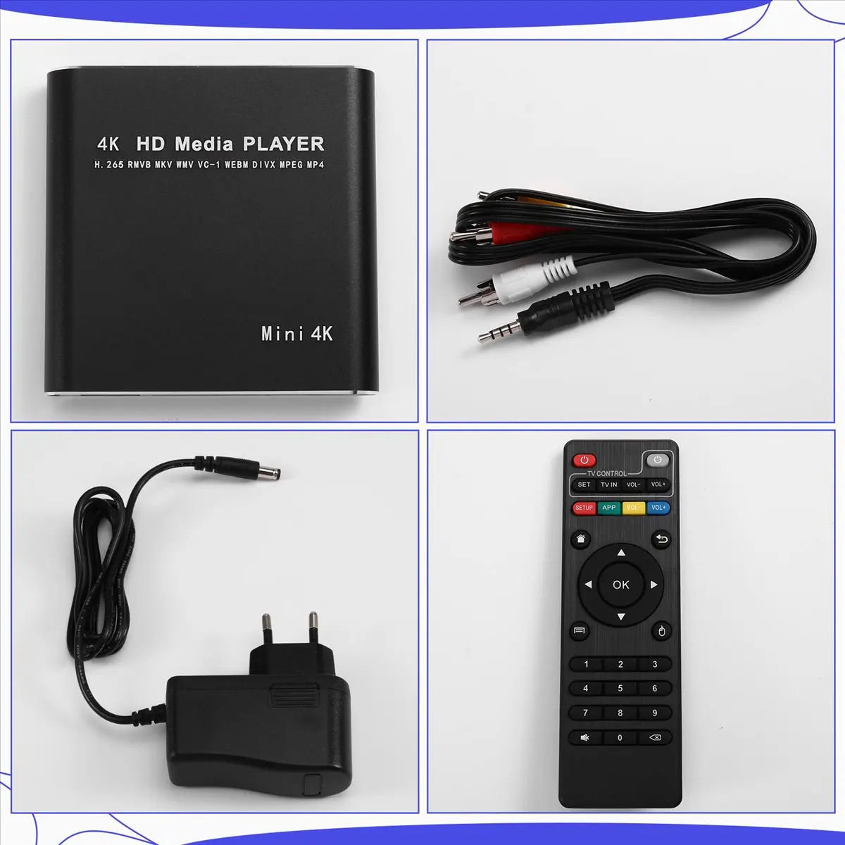 Мультимедийный плеер A73T Full HD 4K, внешний USB-плеер, ТВ-приставка с поддержкой SD-карт и HDD, с европейской вилкой
Мультимедийный плеер A73T Full HD 4K, внешний USB-плеер, ТВ-приставка с поддержкой SD-карт и HDD, с европейской вилкой